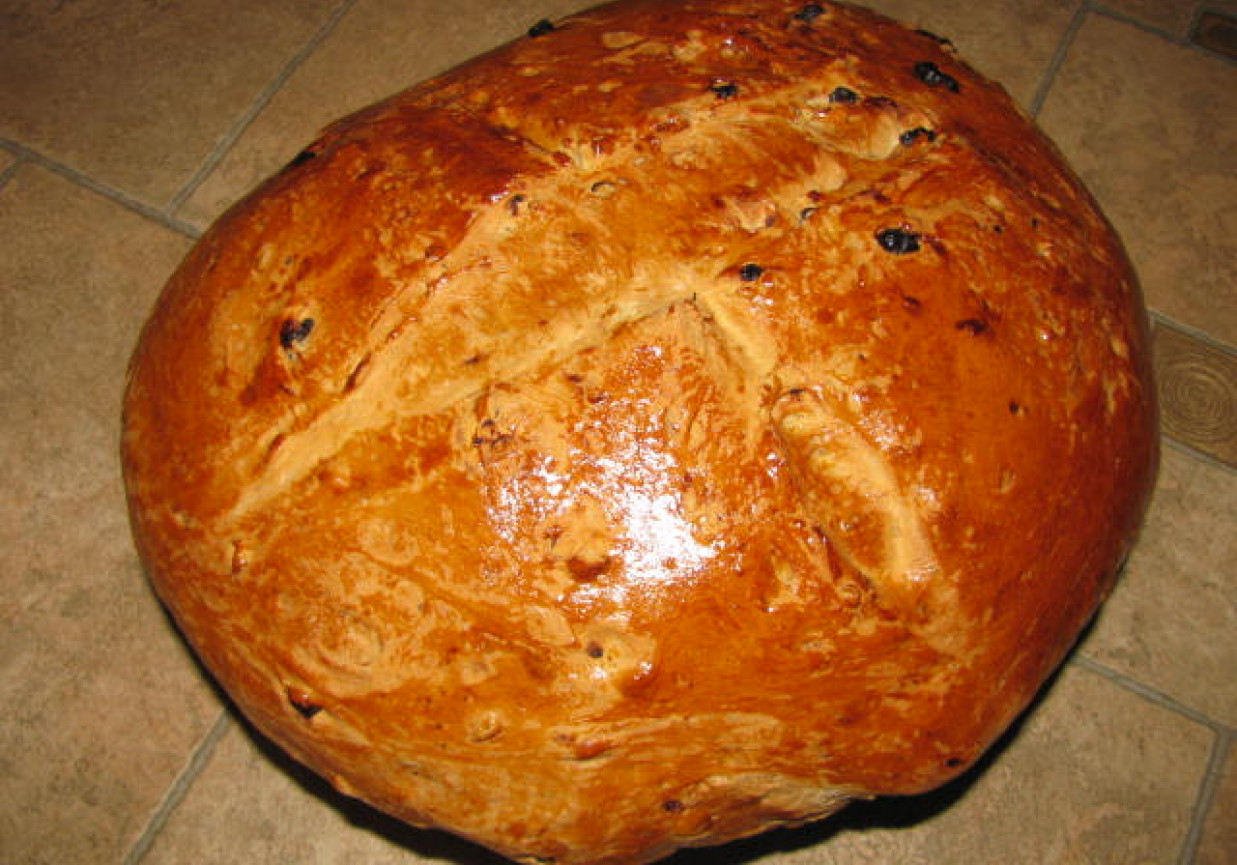 Chleb ze śliwkami foto