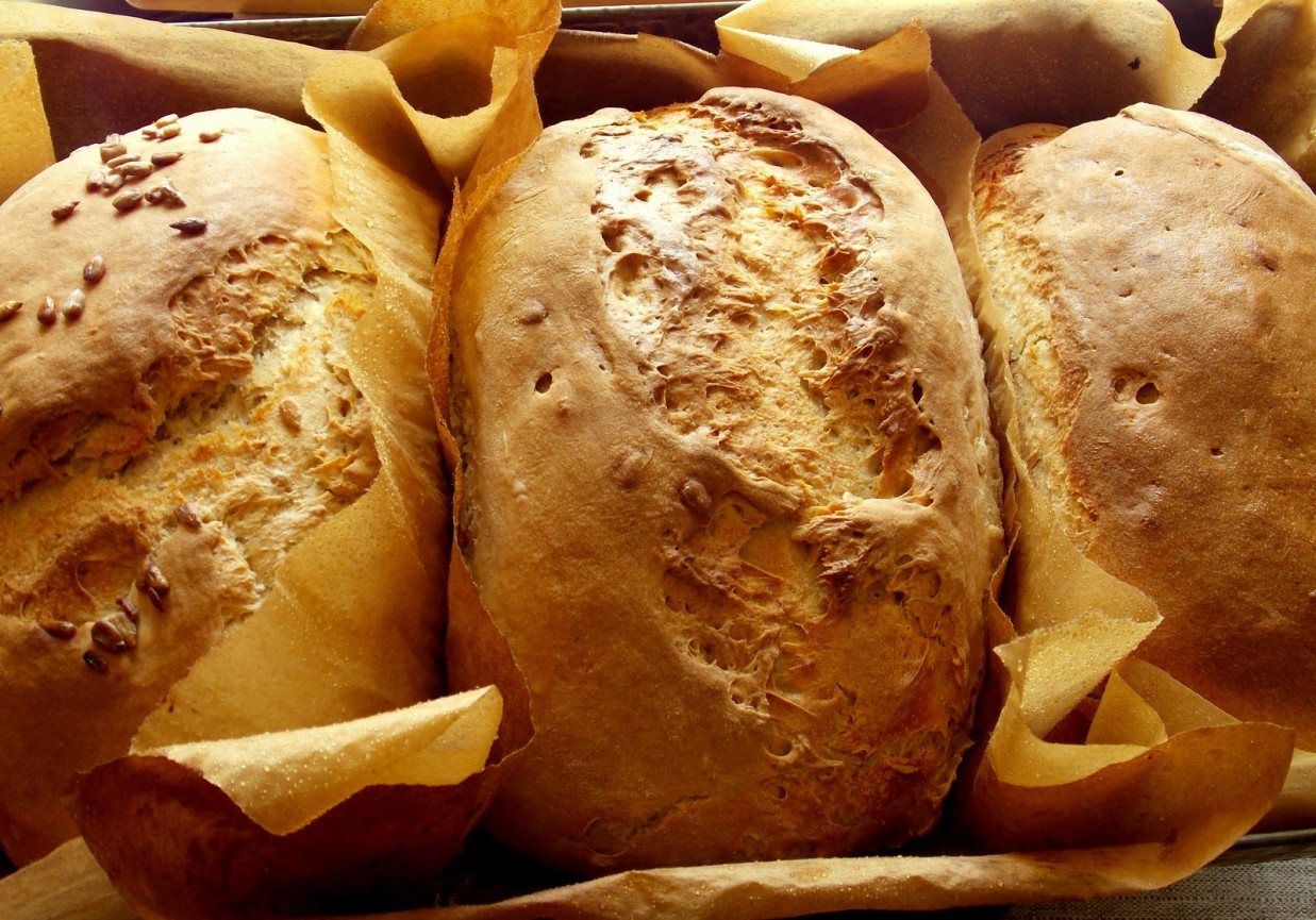 Chleb żytni na zakwasie i serwatce foto
