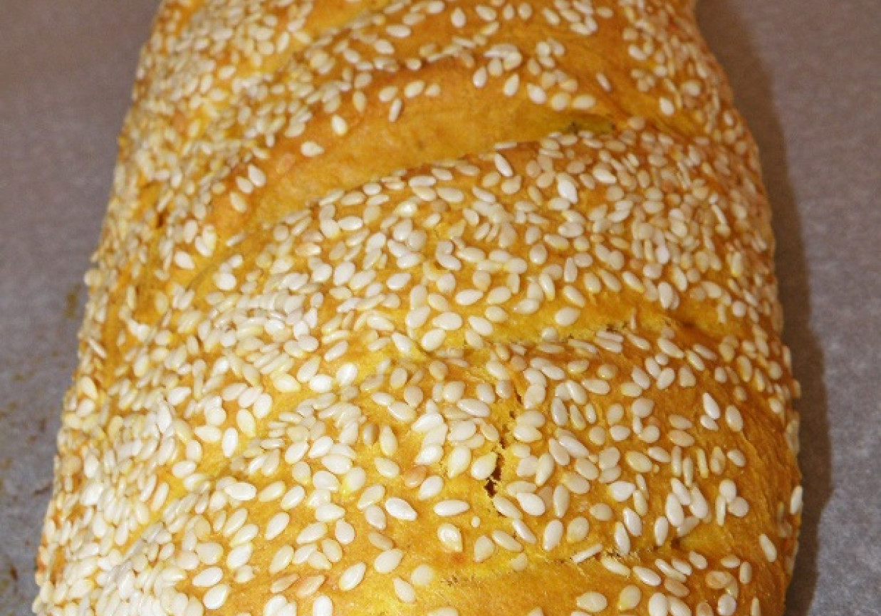 Chlebek marchewkowo-kukurydziany foto
