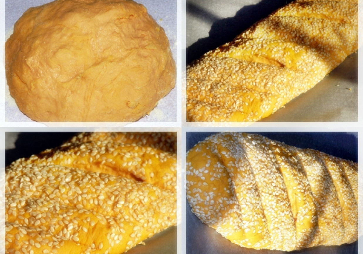 Chlebek marchewkowo-kukurydziany foto
