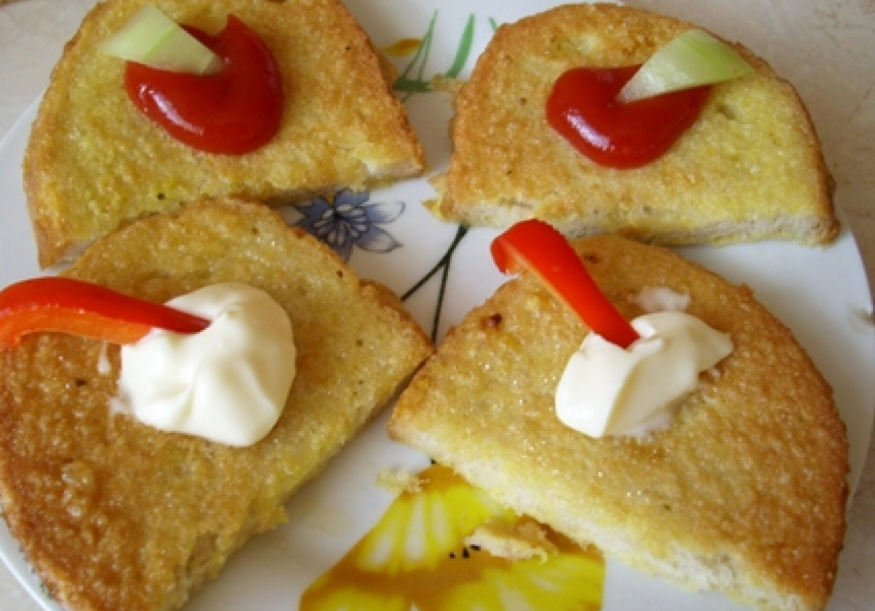 chlebek w jajku foto