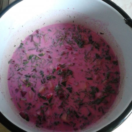 Krok 2 - Chłodnik litewski foto