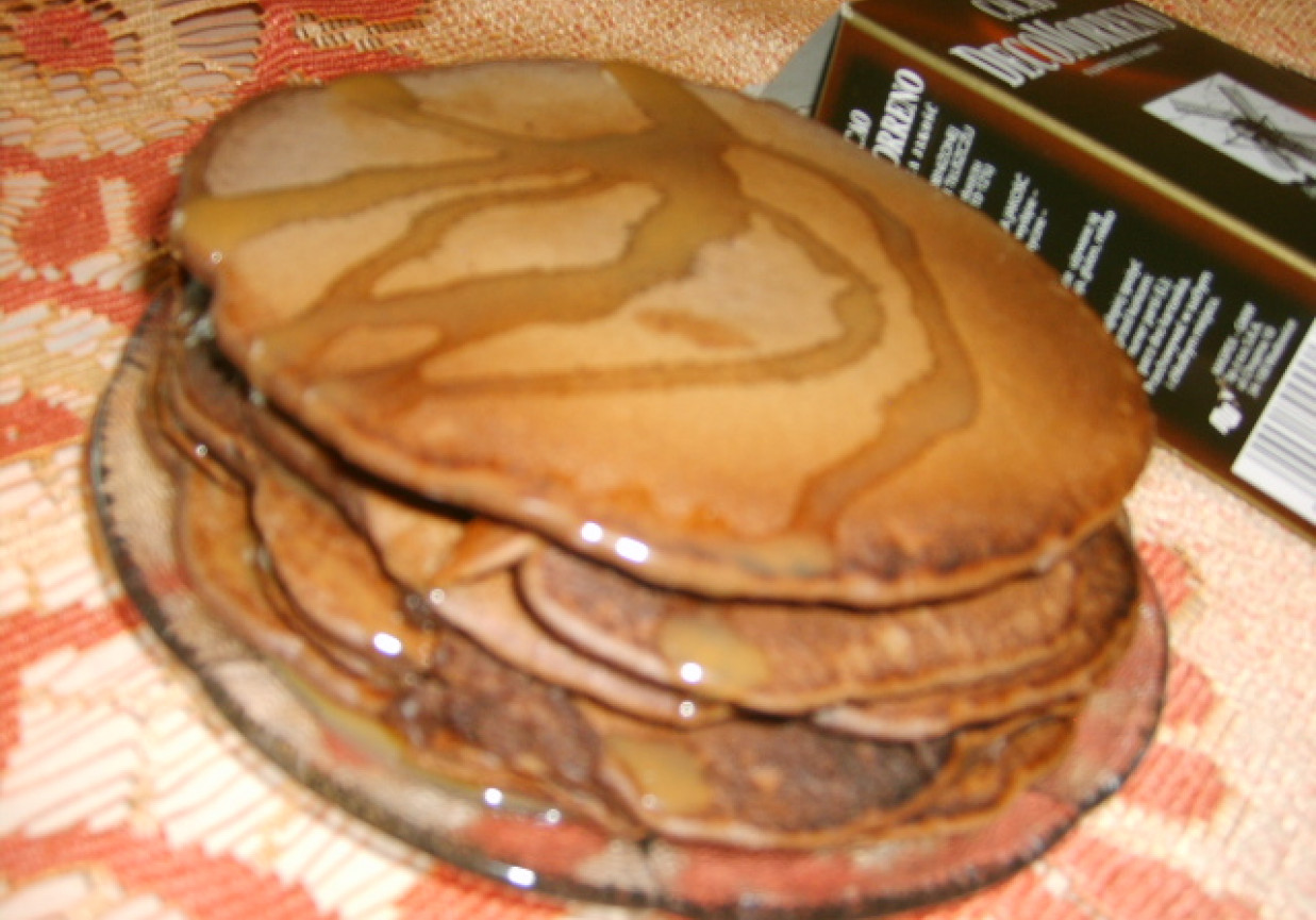 Chocolate pancakes foto