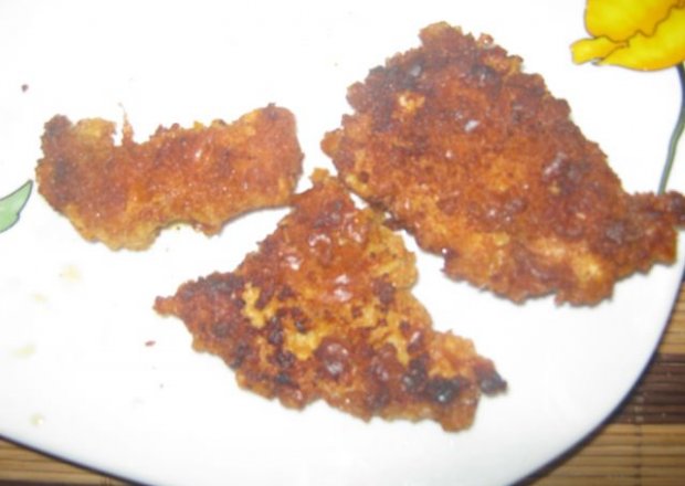Fotografia przedstawiająca Chrupiące kawałki kurczaka