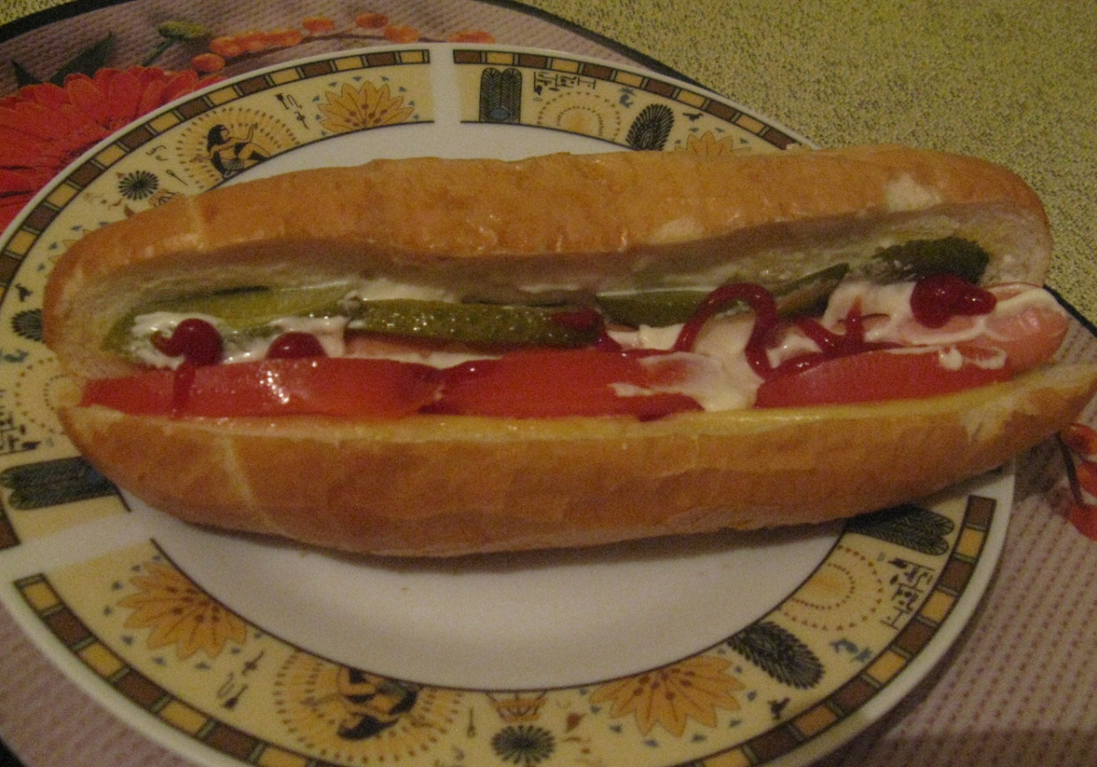 Chrupiący hot-dog :) foto