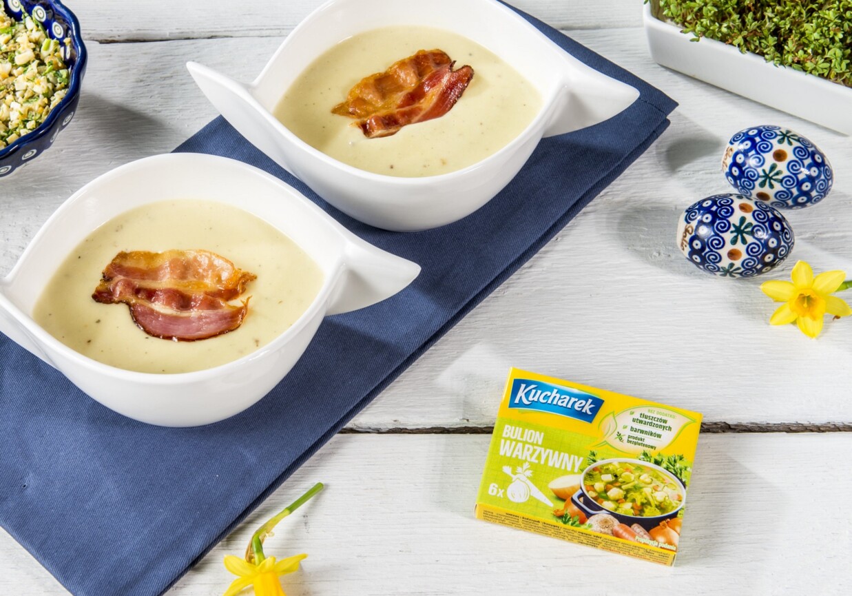 Chrzanowa zupa krem na Wielkanoc foto