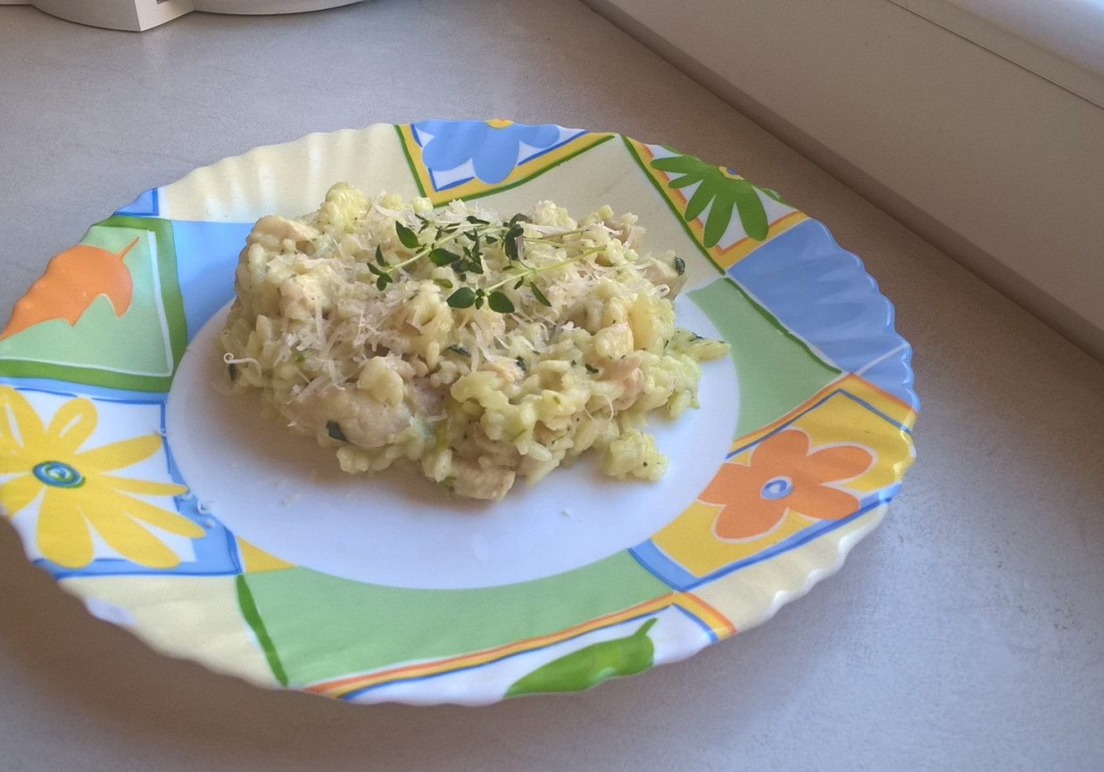 Chrzanowe risotto z kurczakiem i świeżym tymiankiem foto