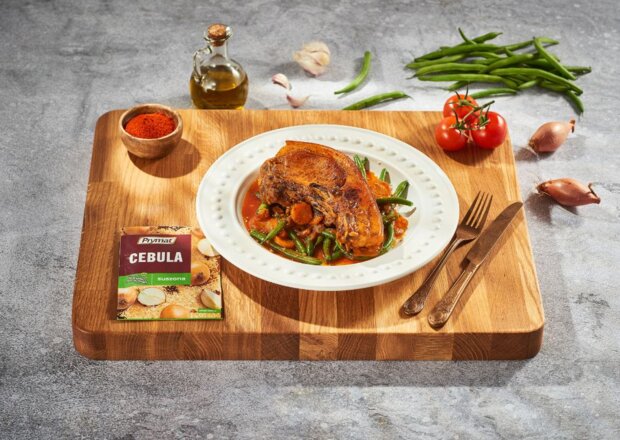 Fotografia przedstawiająca Chuleta de cerdo – schab po hiszpańsku , DS XXIII, odc. 1