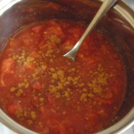 Krok 2 - Chutney imbirowo - pomidorowy z cynamonem foto