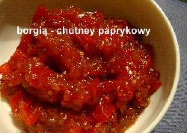Fotografia przedstawiająca Chutney pomidorowo-paprykowy