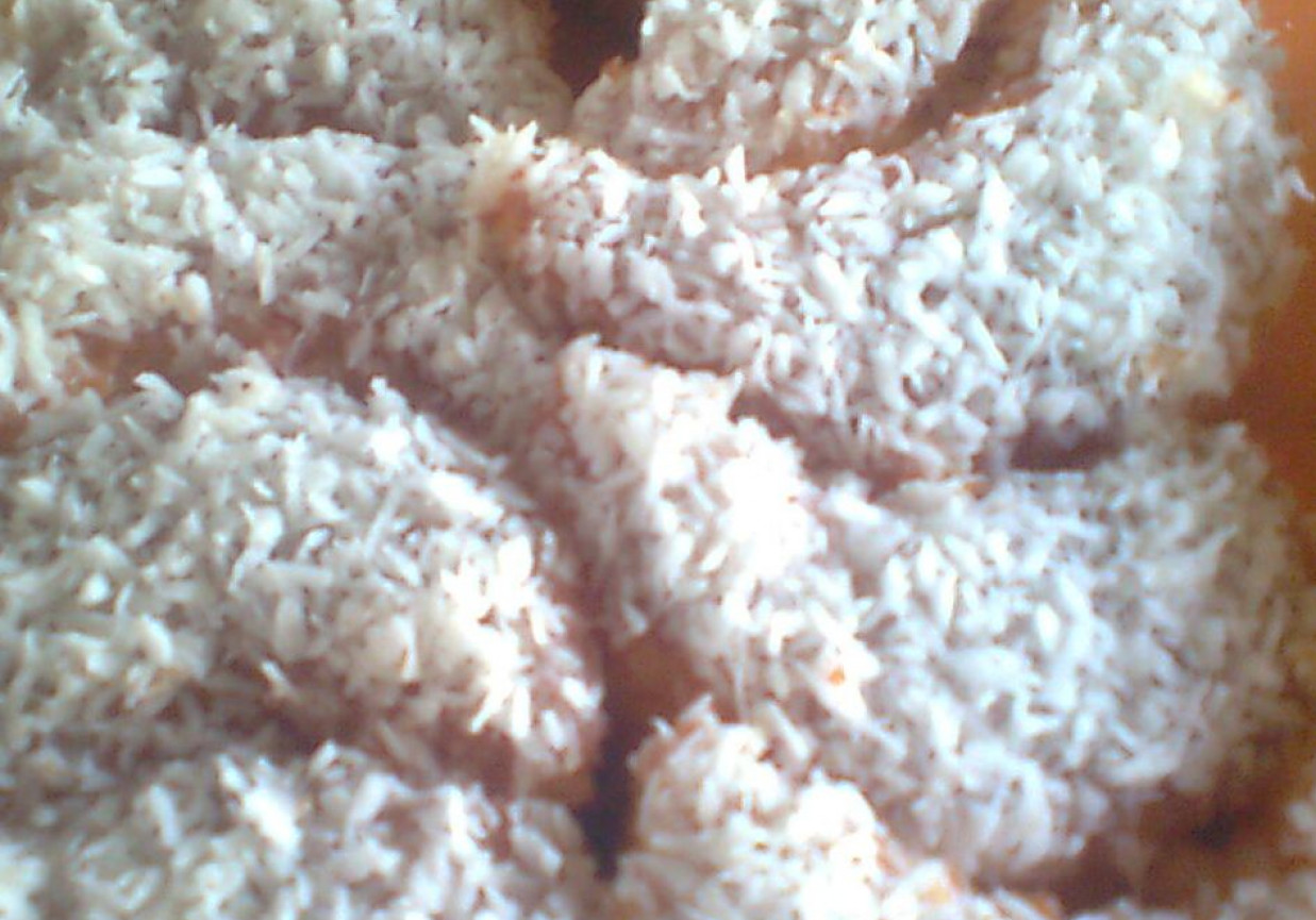Ciasteczka biszkoptowo-kokosowe foto