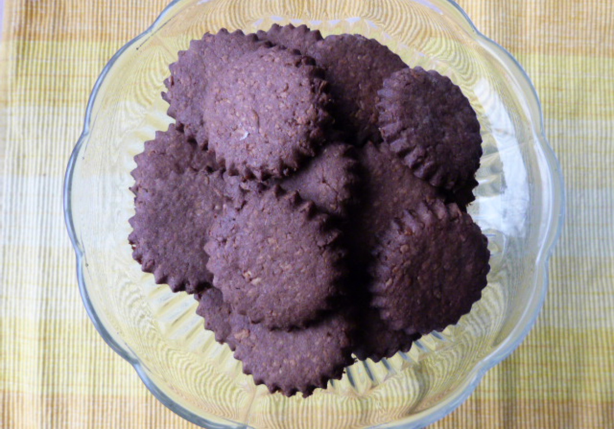 Ciasteczka czekoladowo kokosowe foto