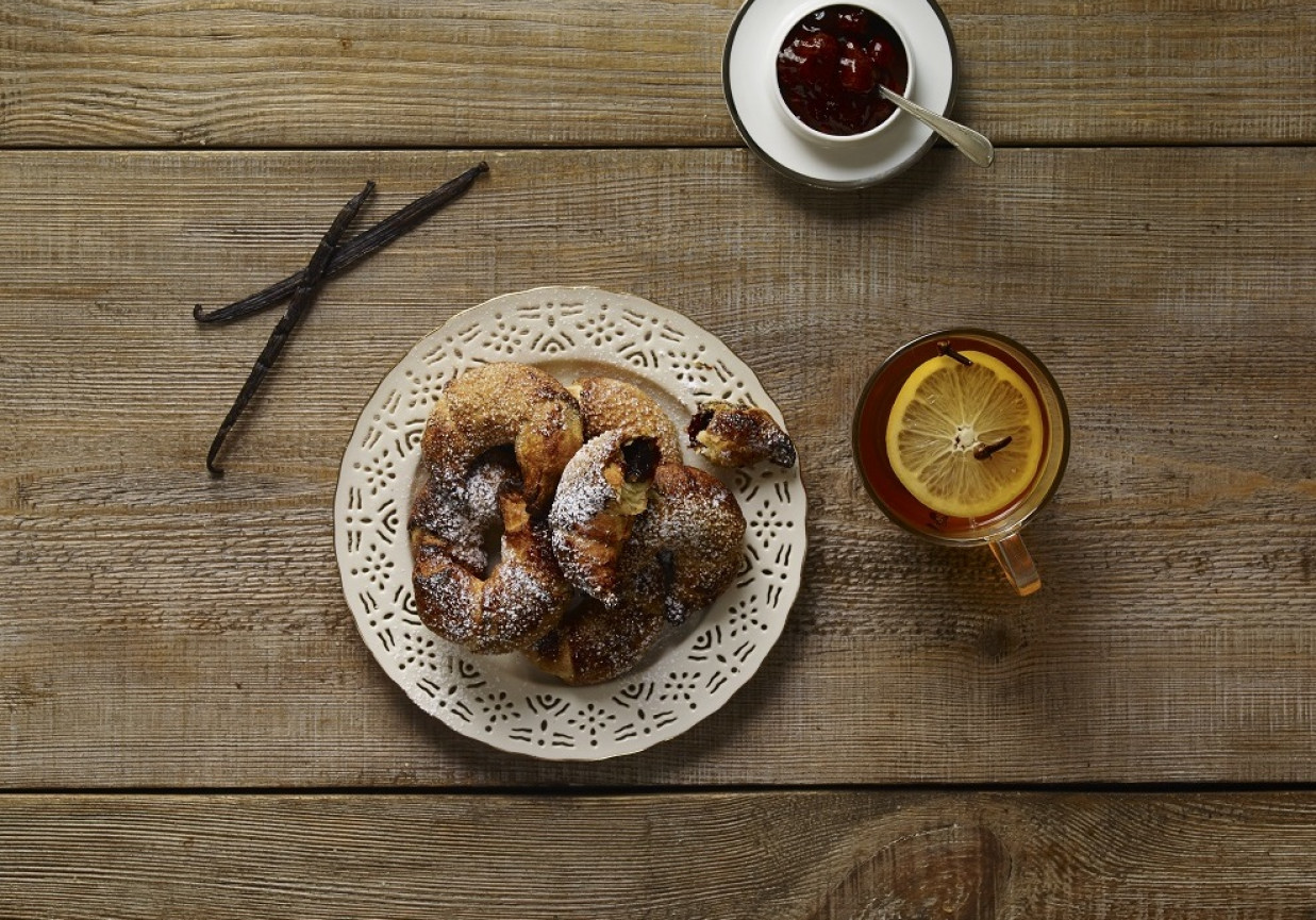 Rogaliki z domowymi powidłami foto