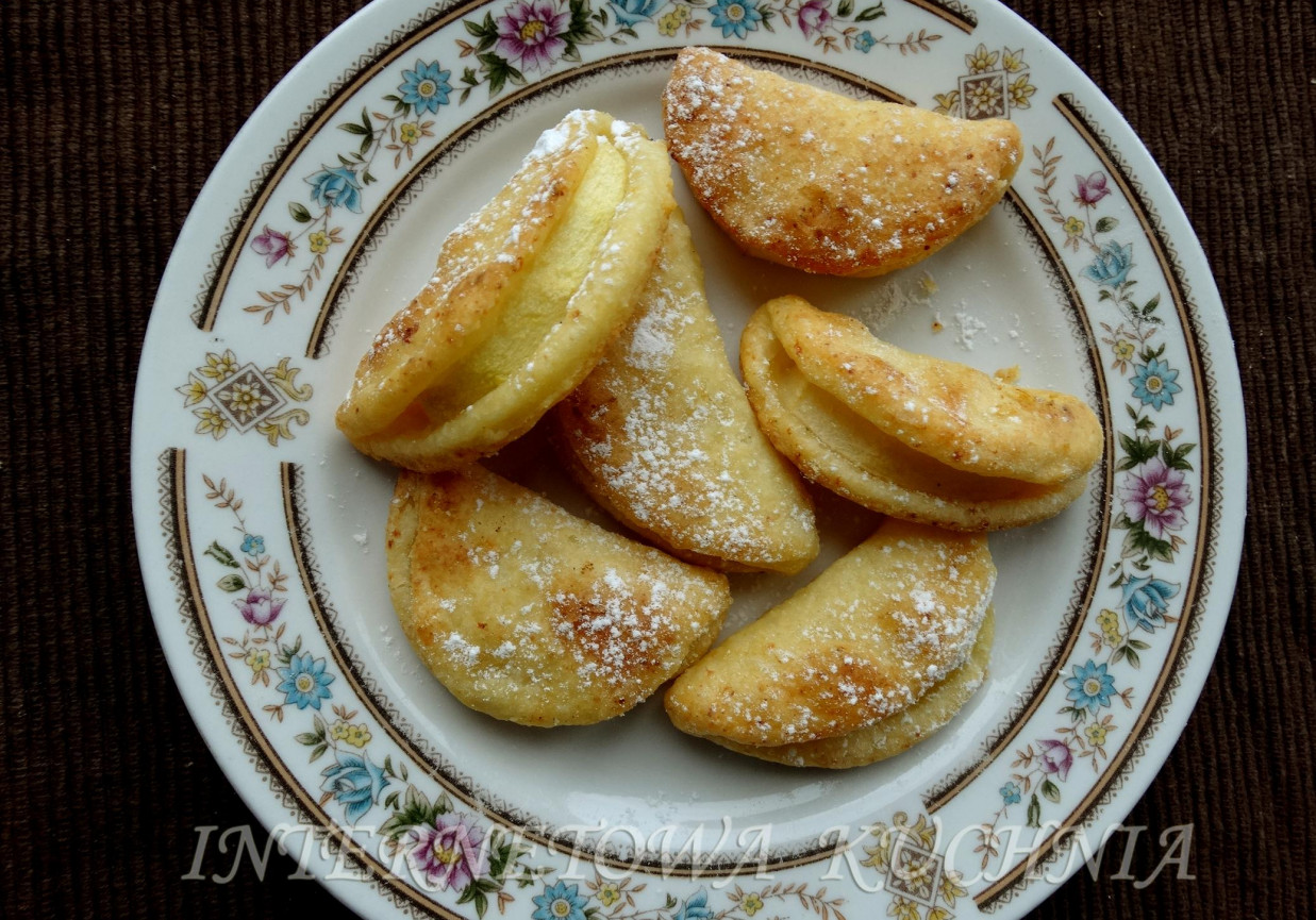 Ciasteczka półfrancuskie z jabłkami foto
