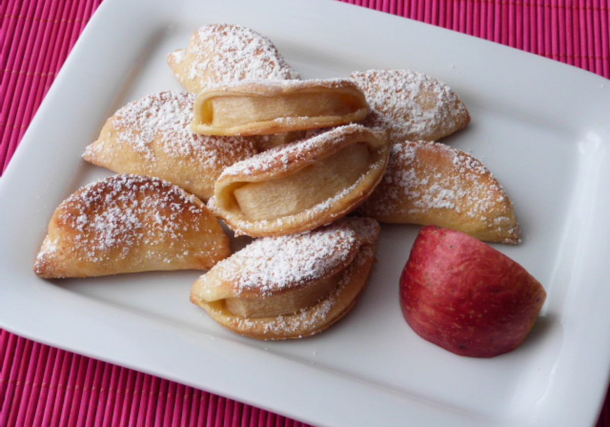 Ciasteczka serowe z jabłkami foto