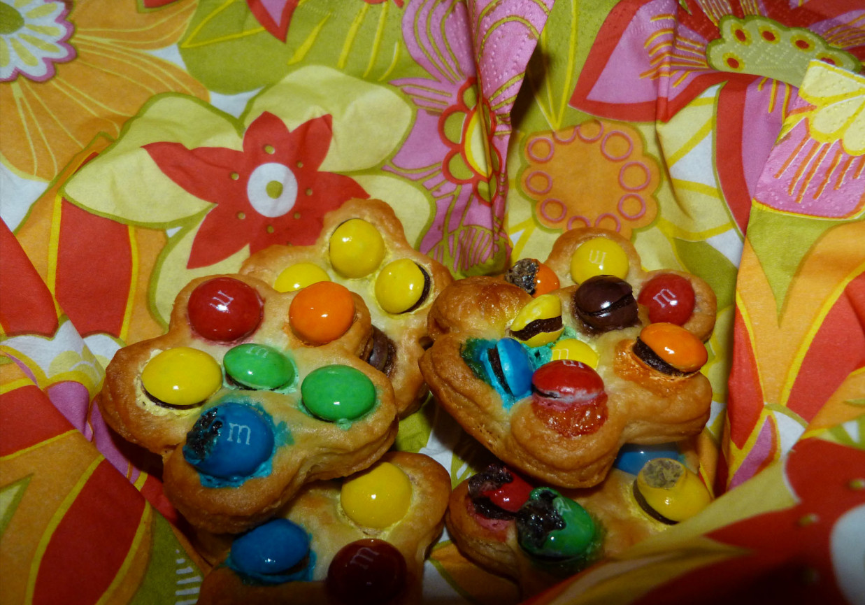 Ciasteczka w 20 min. kolorowe kwiatki foto