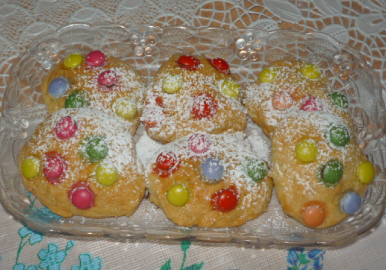 Ciasteczka z cukierkami foto