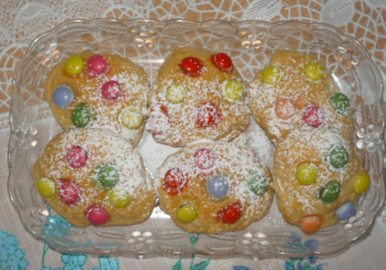 Ciasteczka z cukierkami foto