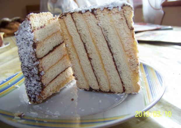 Fotografia przedstawiająca Ciasteczkowe ciasto