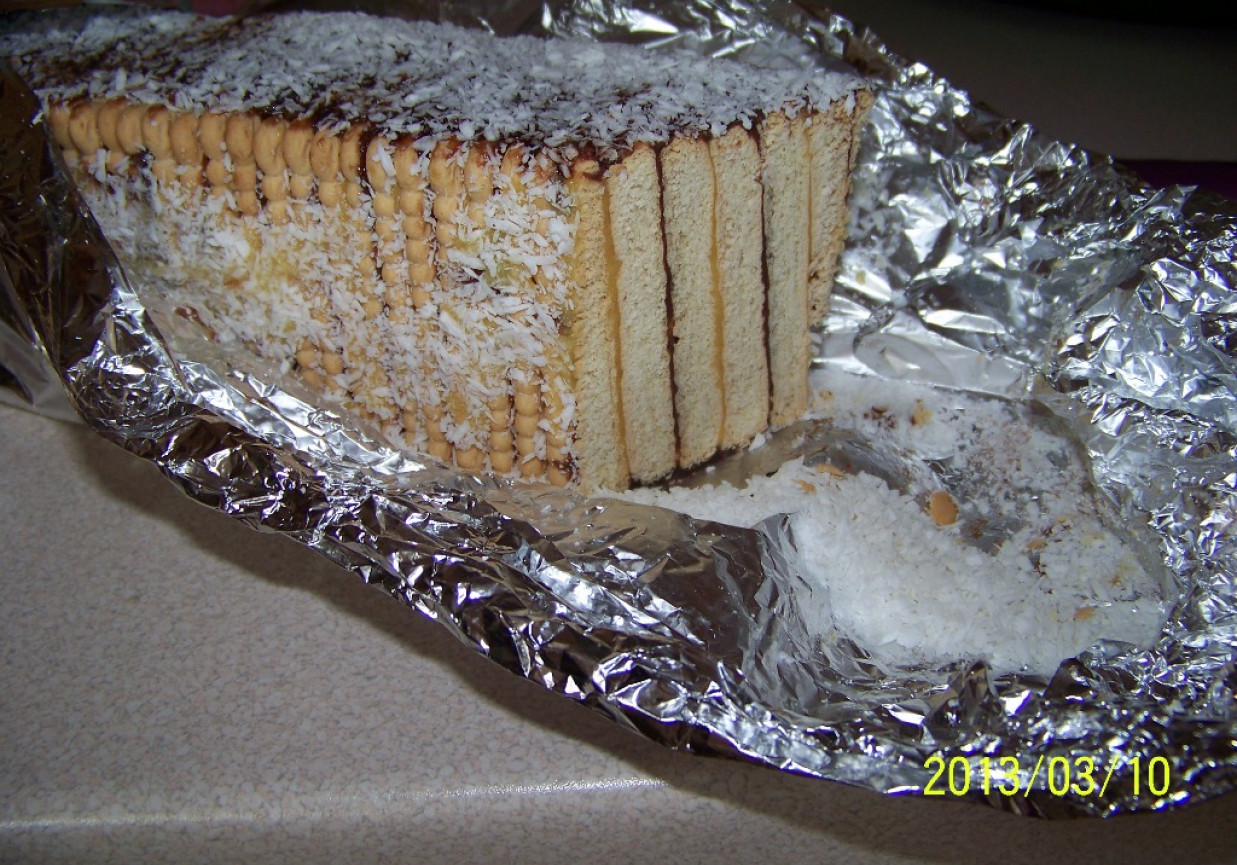 Ciasteczkowe ciasto foto