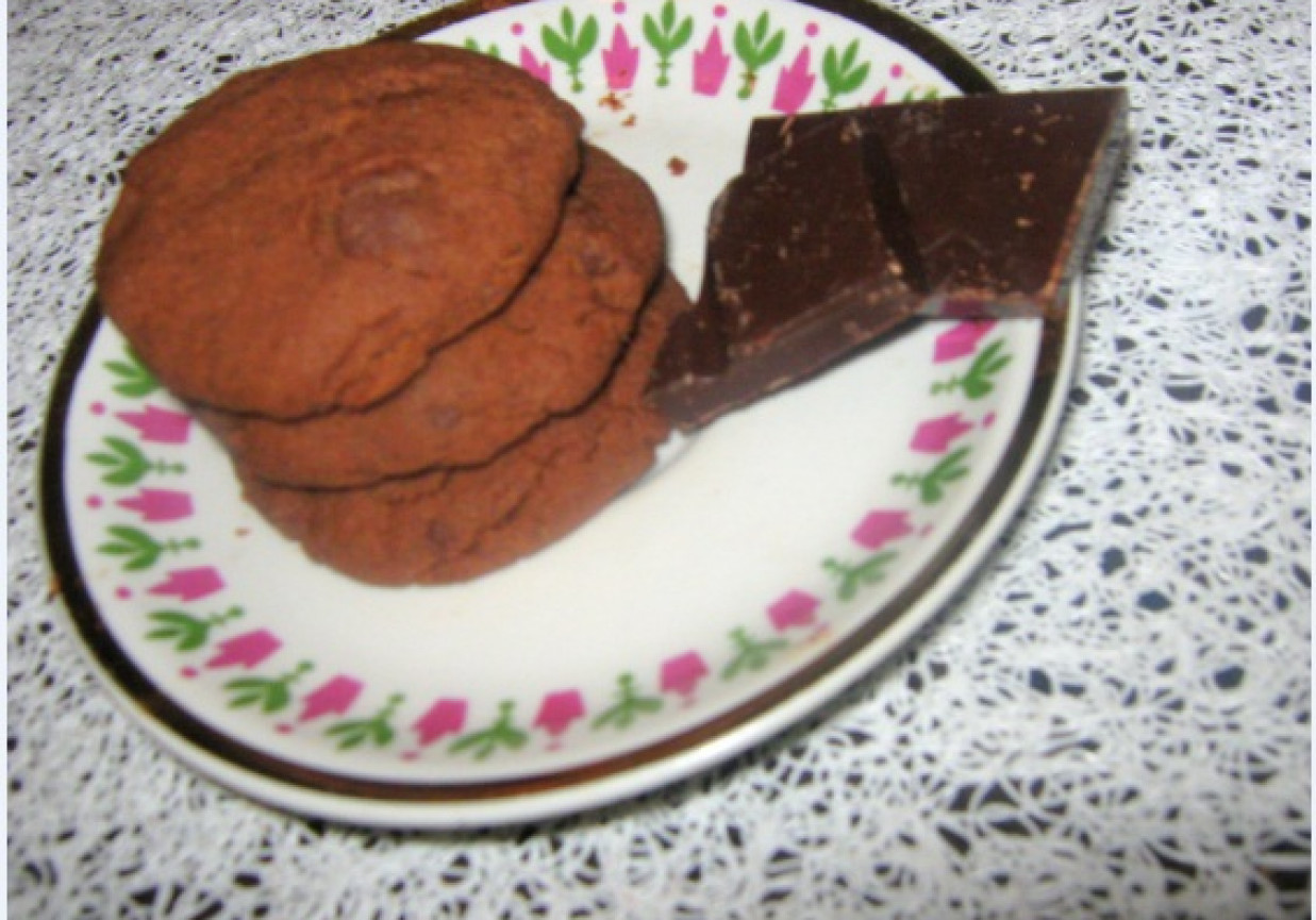 Ciastka cynamonowe z czekoladą foto