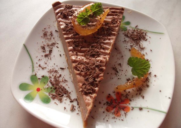 Fotografia przedstawiająca Ciastka maślane z kremem serowo czekoladowym