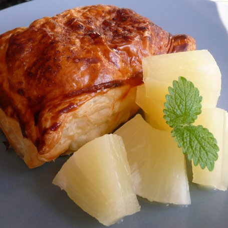 Krok 5 - Ciastke ze słodkim serem i ananasem foto