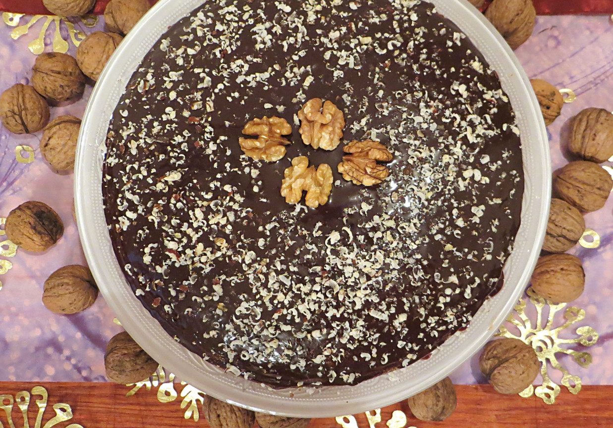 Ciasto aroniowe z karobem foto