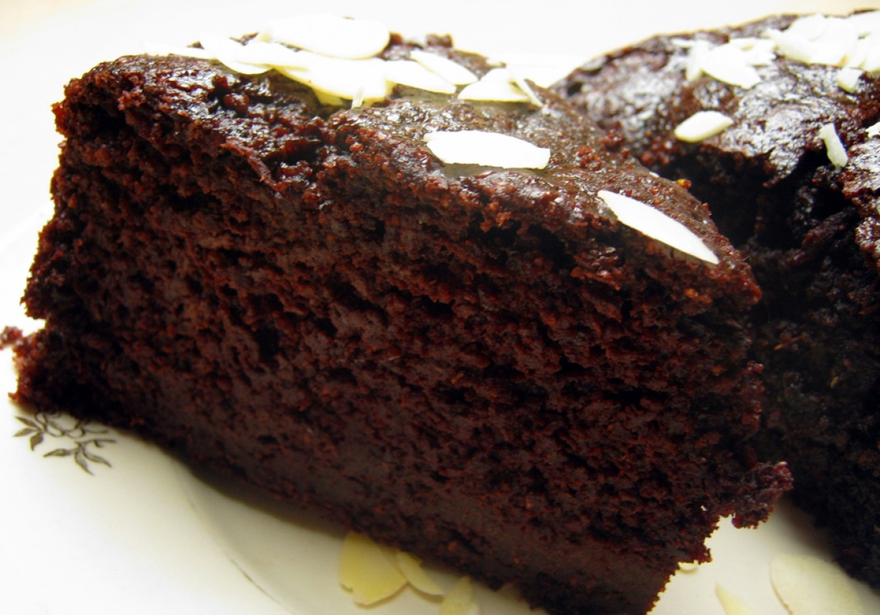 Ciasto cukiniowe mocno czekoladowe foto
