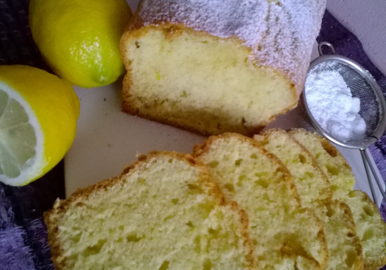 Ciasto cytrynowe foto