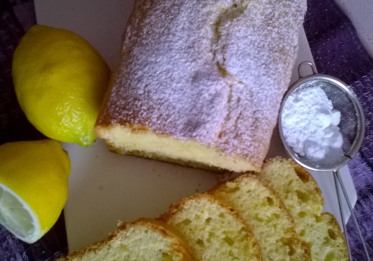 Ciasto cytrynowe foto