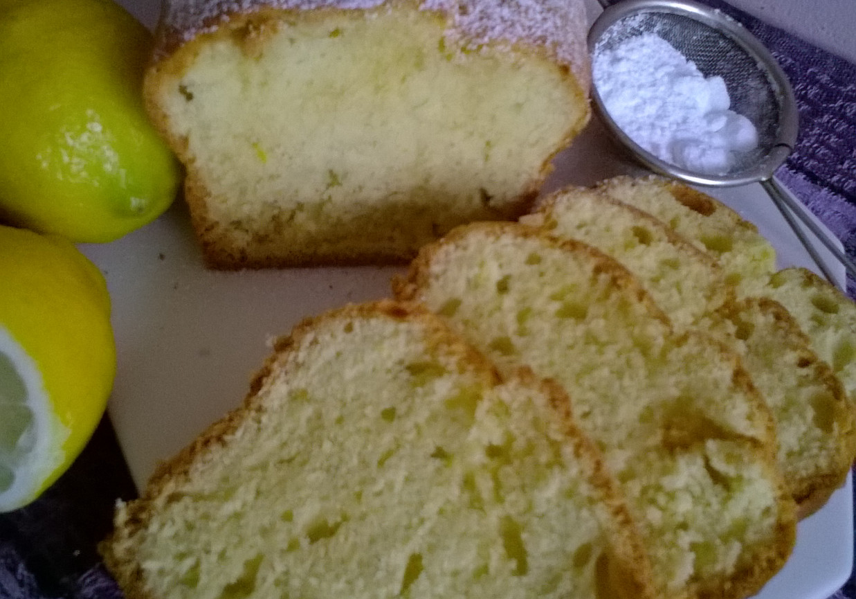 Ciasto cytrynowe foto