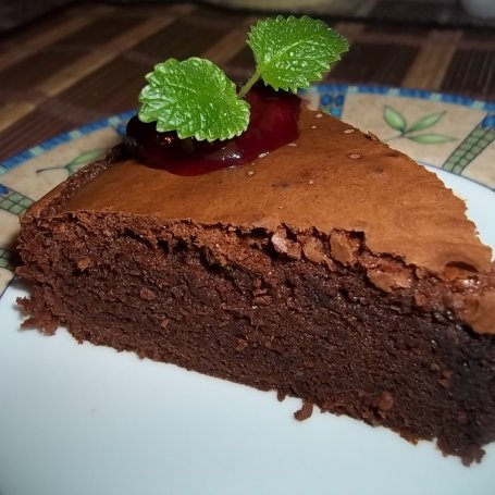 Krok 8 - Ciasto czekoladowe a'la brownie foto