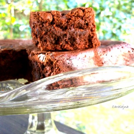 Krok 7 - ciasto czekoladowe bez glutenu a'la brownie foto