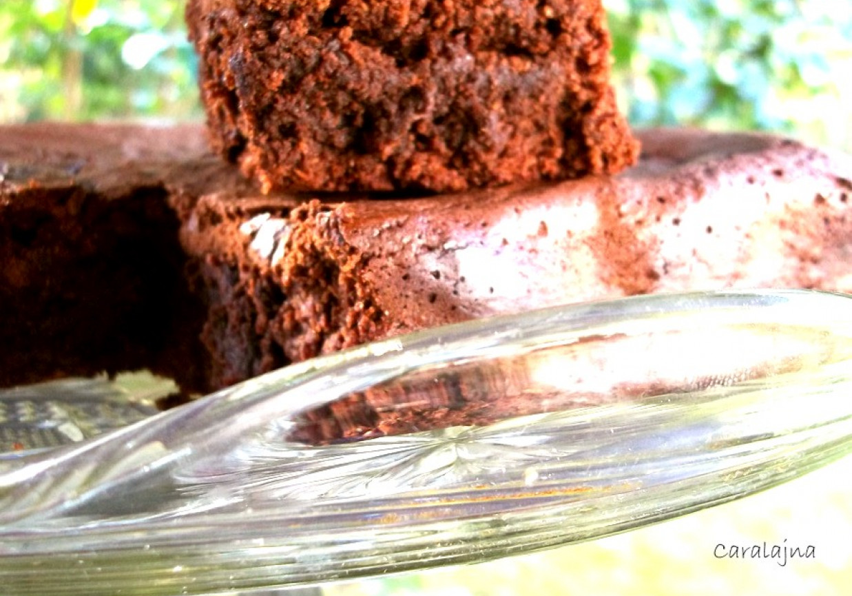 ciasto czekoladowe bez glutenu a'la brownie foto