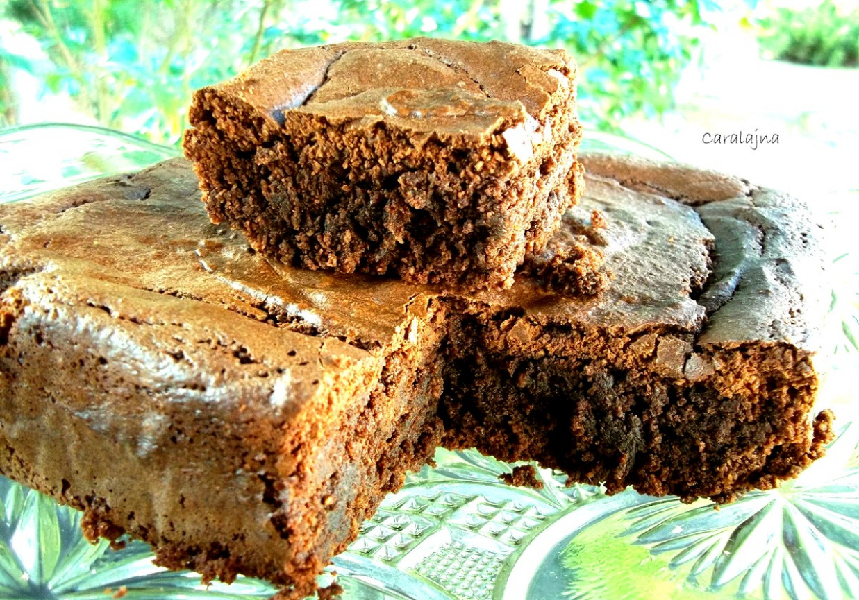 ciasto czekoladowe bez glutenu a'la brownie foto