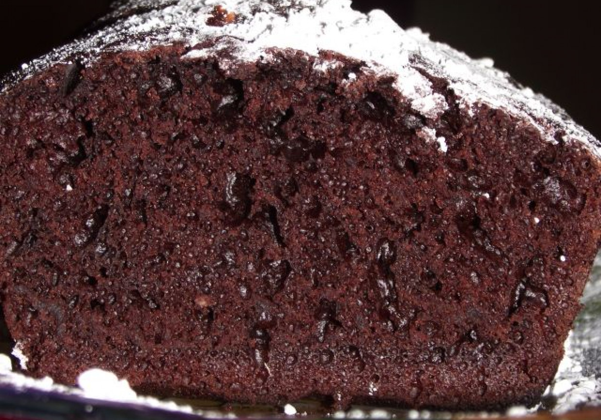 Ciasto czekoladowe bez jaj. foto