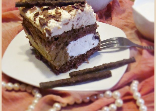 Fotografia przedstawiająca Ciasto czekoladowe z murzynkami