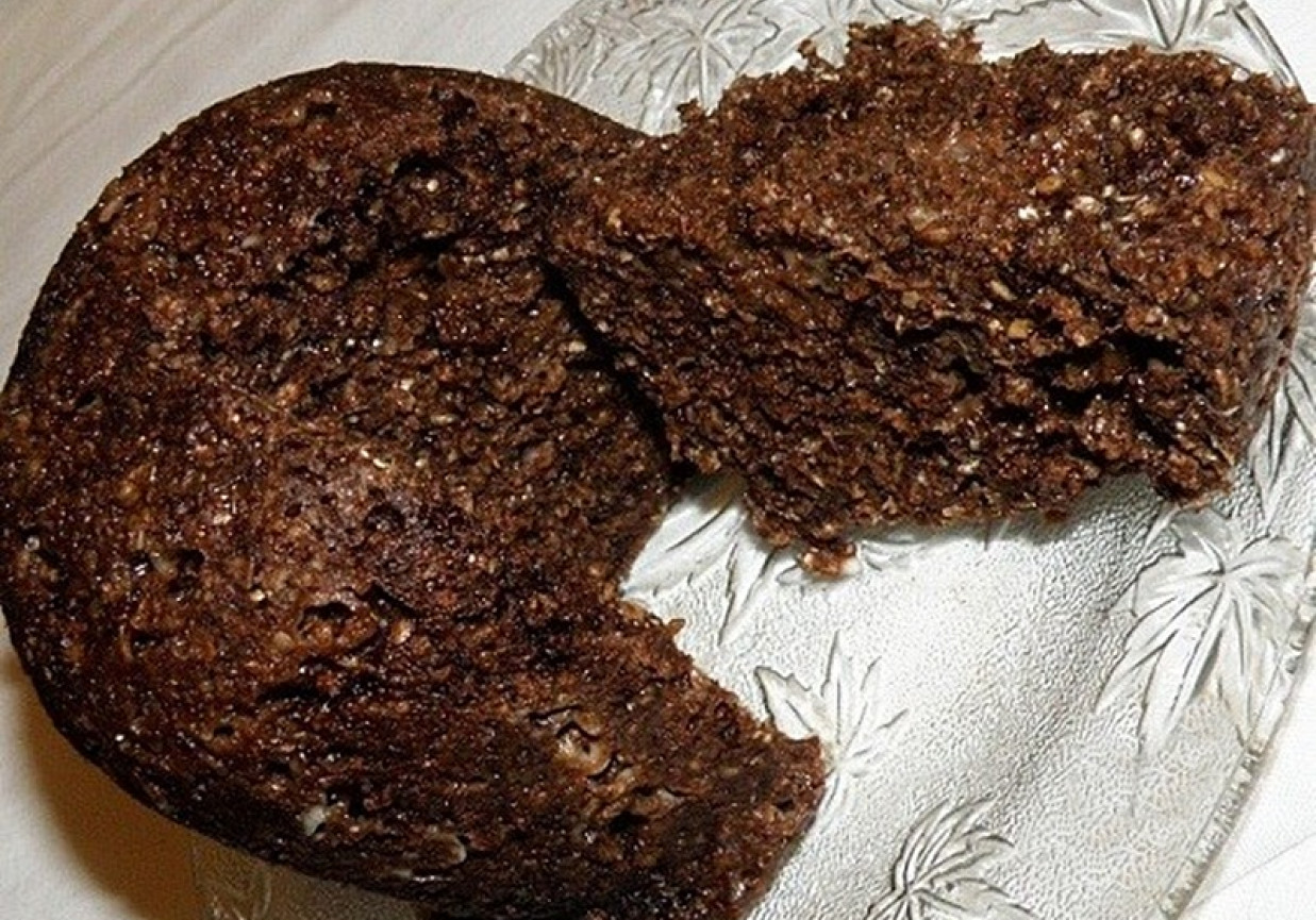 Ciasto czekoladowe z otrębami - z mikrofalówki foto