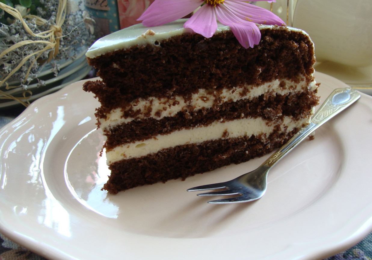 Ciasto czekoladowo-cytrynowe foto