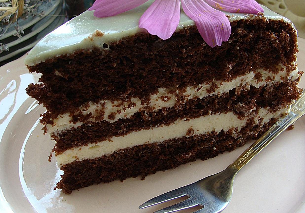 Ciasto czekoladowo-cytrynowe foto