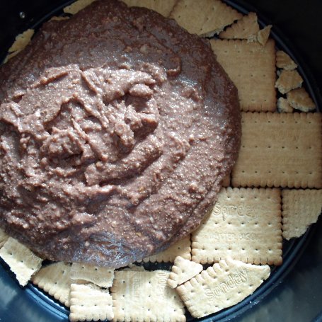 Krok 8 - Ciasto czekoladowo-kokosowe z kaszy manny foto