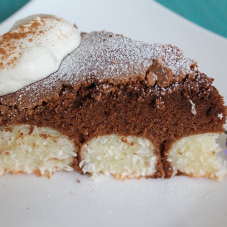 Krok 4 - Ciasto czekoladowo- kokosowe foto