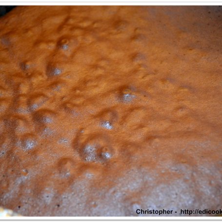 Krok 4 - Ciasto czekoladowo-serowe z kandyzowaną pomarańczą foto