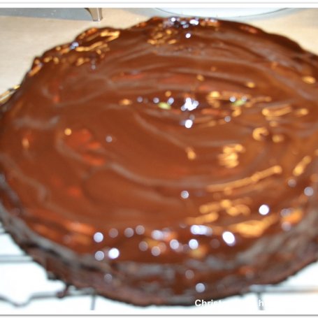 Krok 7 - Ciasto czekoladowo-serowe z kandyzowaną pomarańczą foto