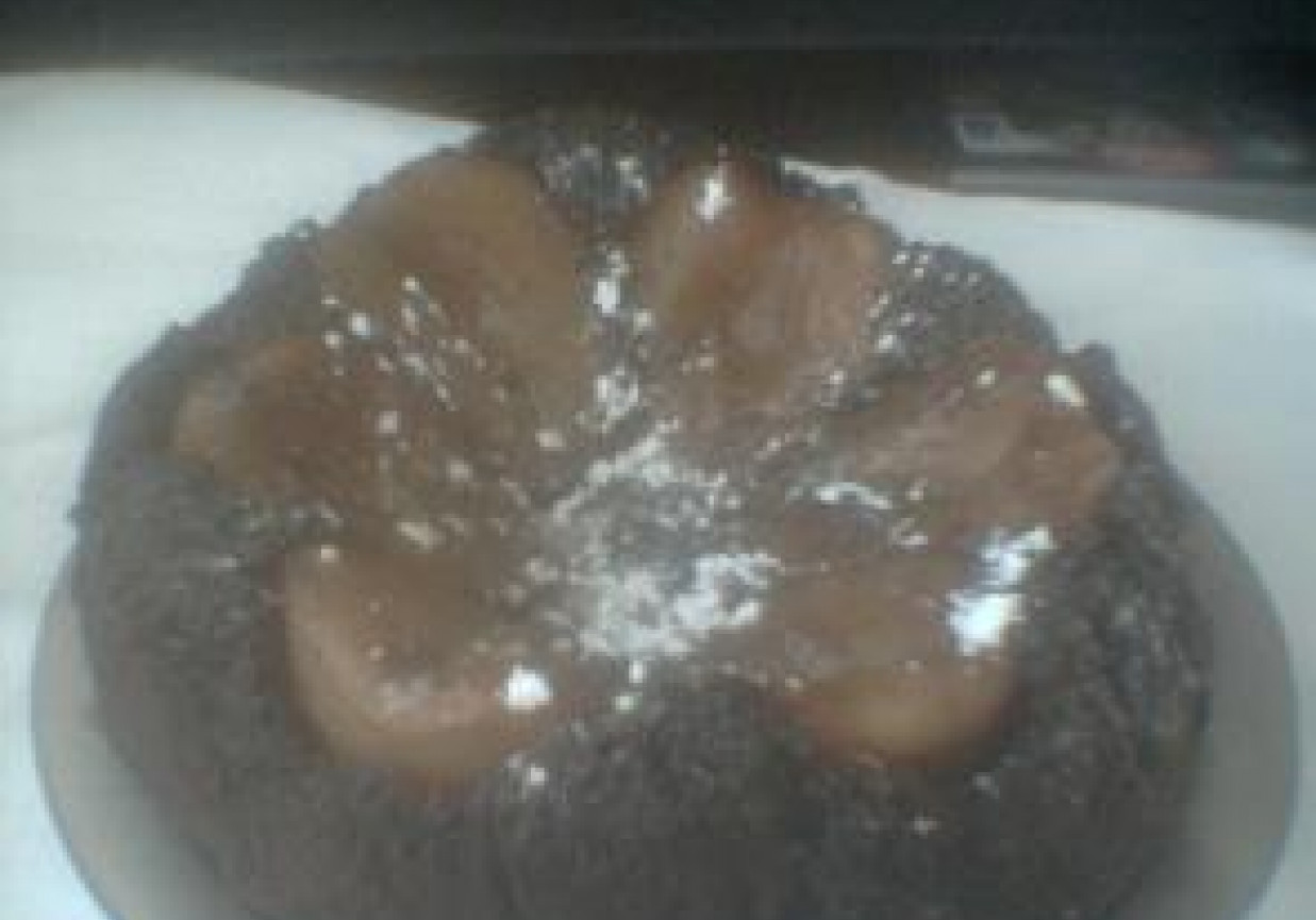 Ciasto czekoladowo-gruszkowe foto