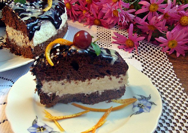 Fotografia przedstawiająca Ciasto czekoladowo-kokosowe