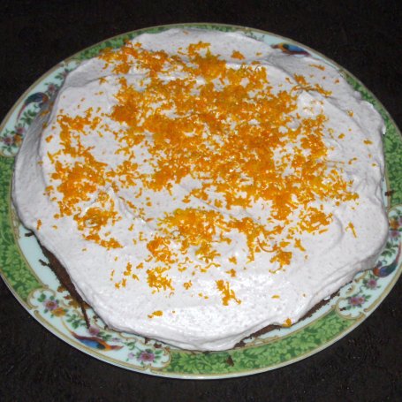 Krok 4 - ciasto dyniowo-pomarańczowe... foto