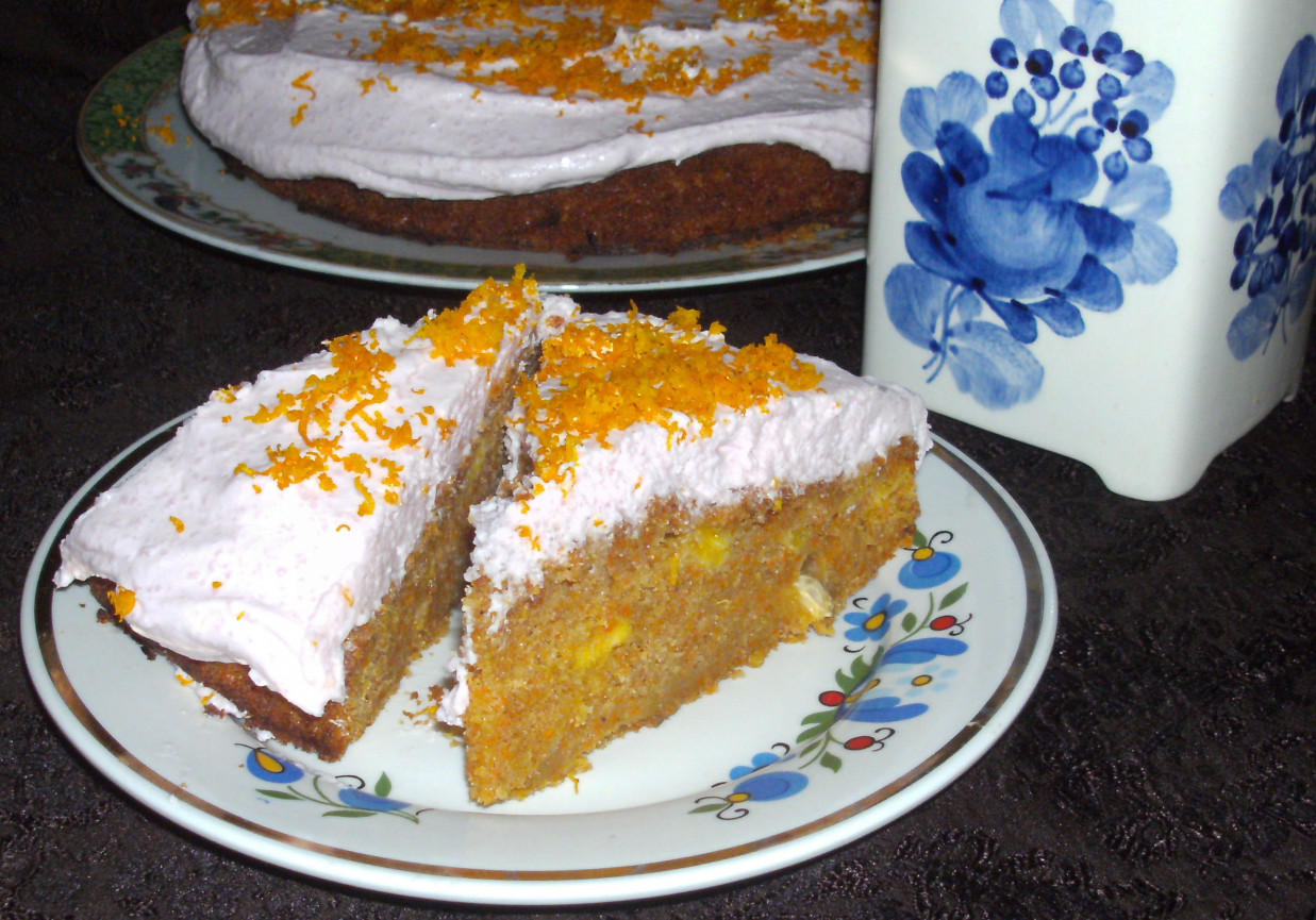 ciasto dyniowo-pomarańczowe... foto