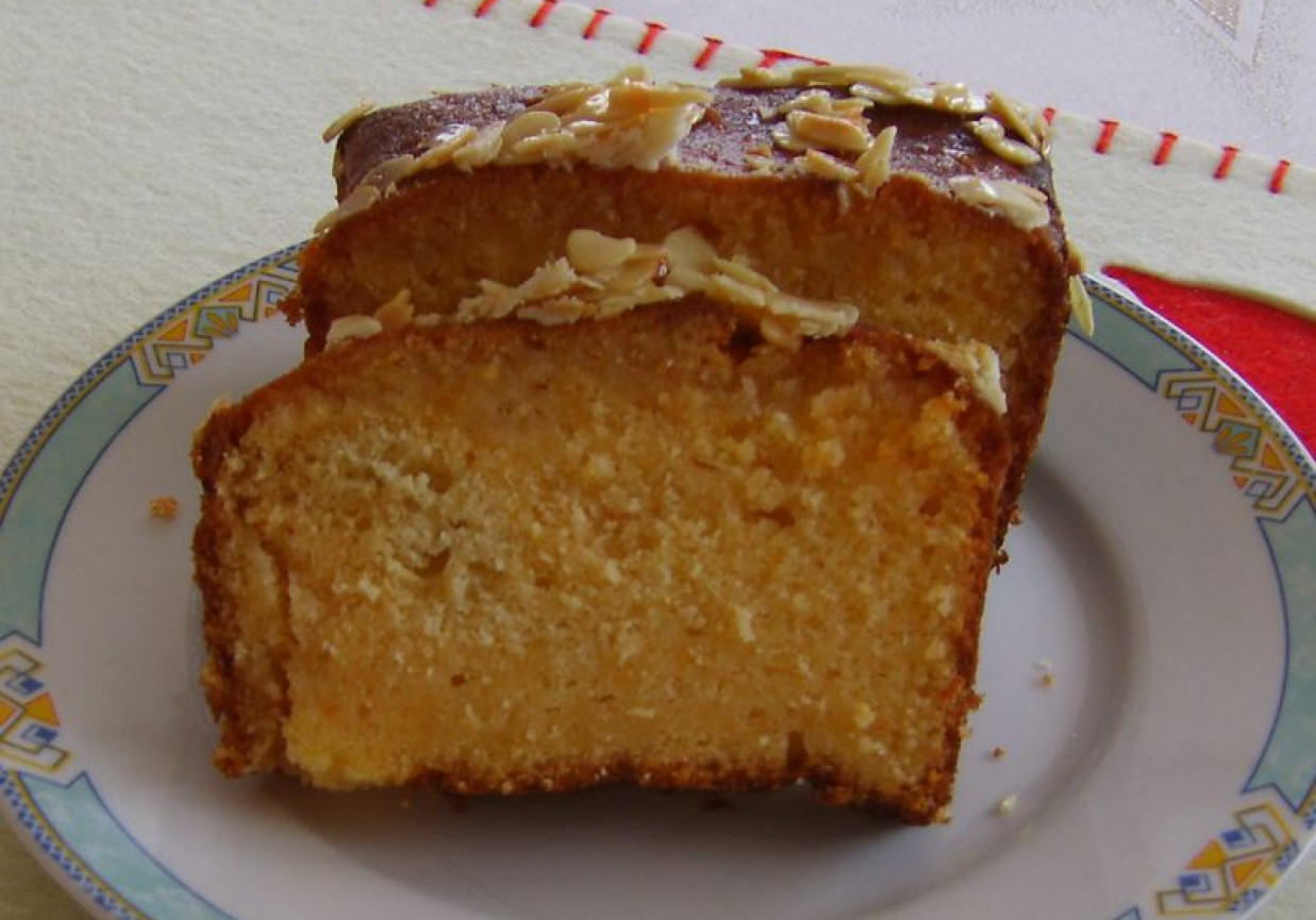 Ciasto grejfrutowo migdałowe foto